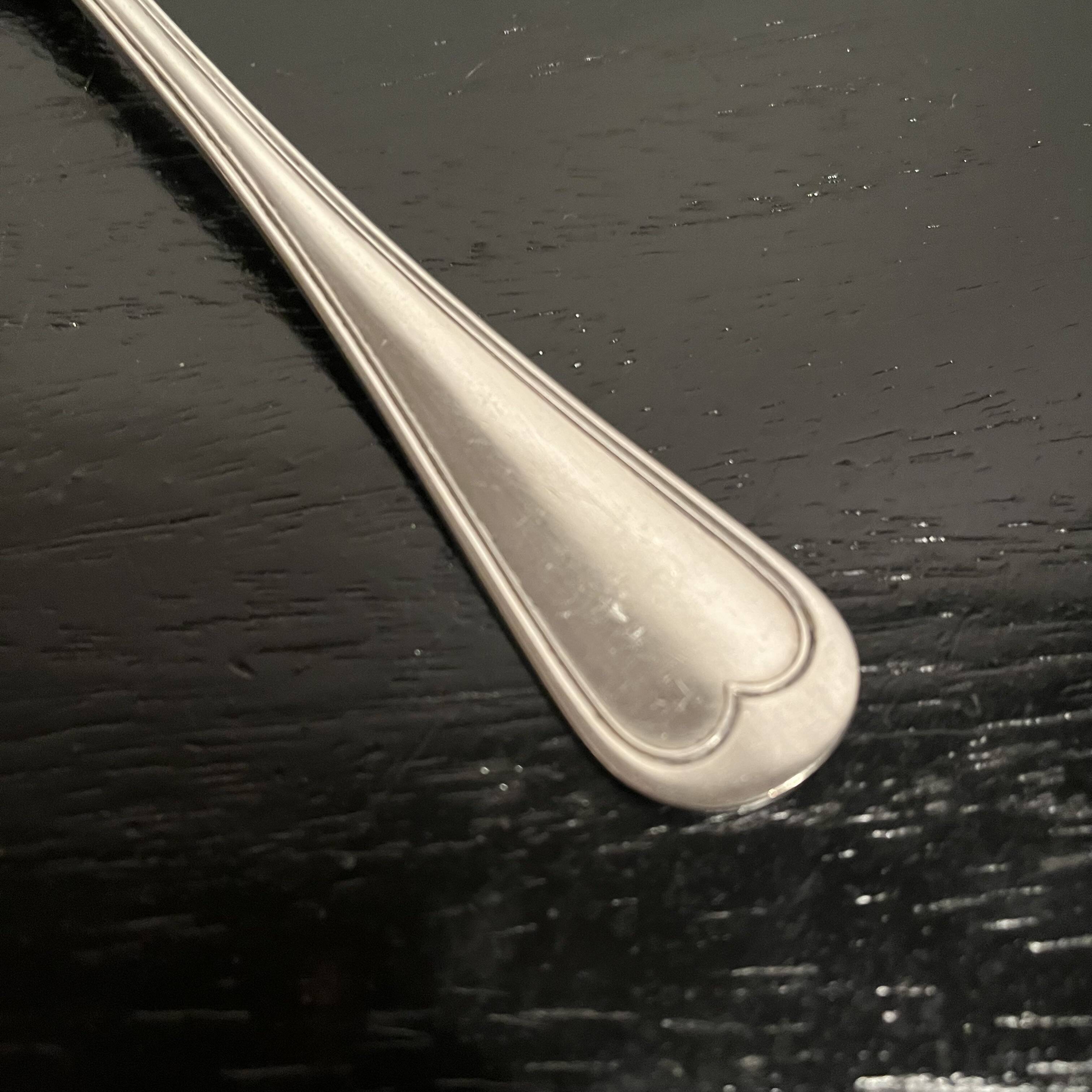 Silver-plated metal forks