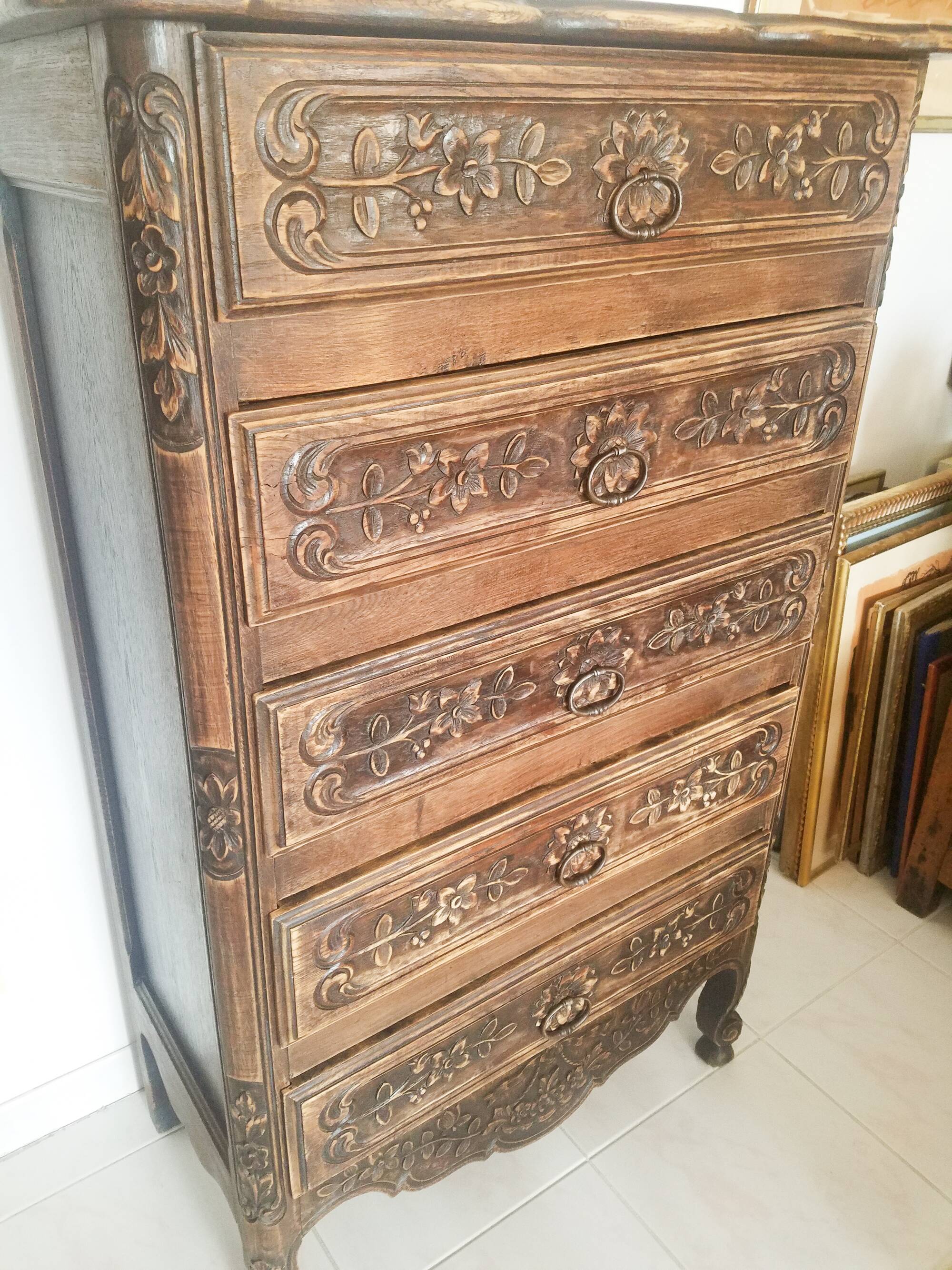 High Louis XV Provençal style chiffonier from Arles