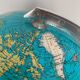 Vintage terrestrial globe 1960 Glass JRO Verlag - 36 cm