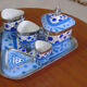 Limoges porcelain smoking service