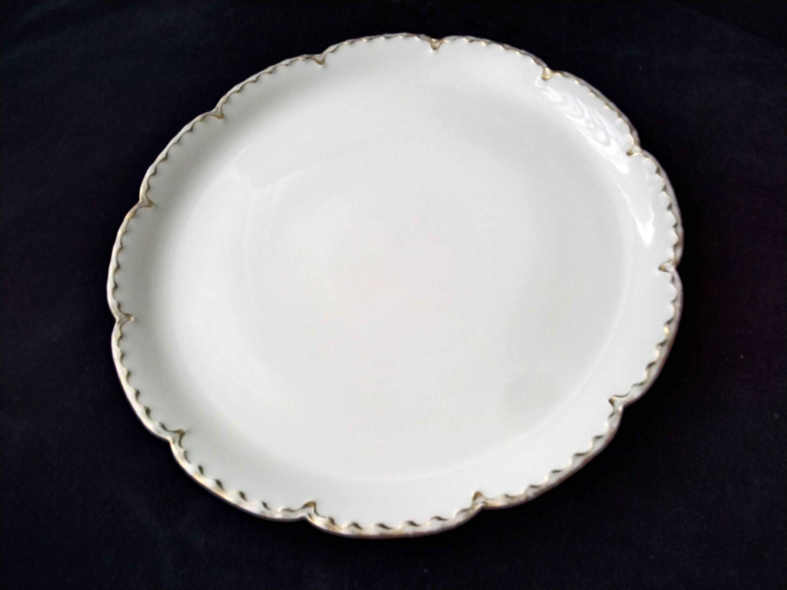 Antique Haviland Limoges porcelain cake dish