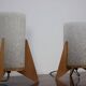 Pair of Midcentury Table Lamps, Rockets, Pokrok Zilina, 1970s