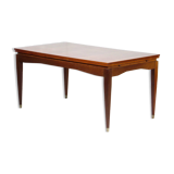 XL mid century extendable dining table in teak, 1960s