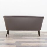 2.5-seater cocktail sofa, 1950s. Professionally restored.