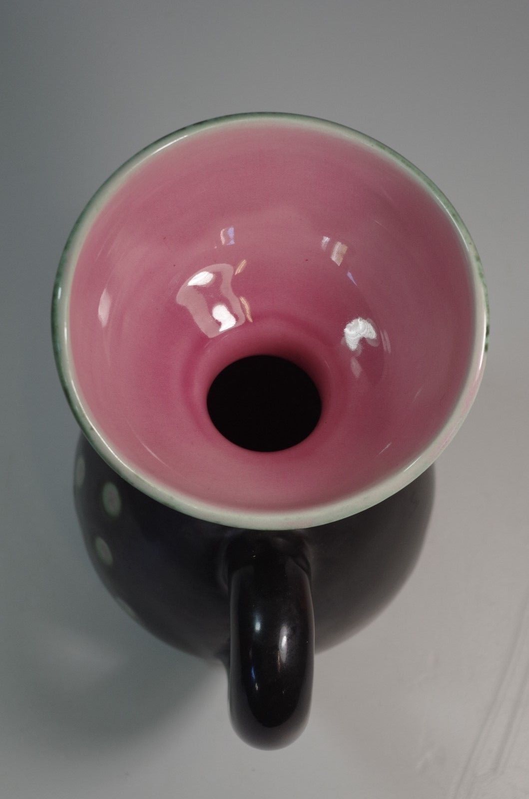 Pitcher corolla ceramic peas 50 60 vintage