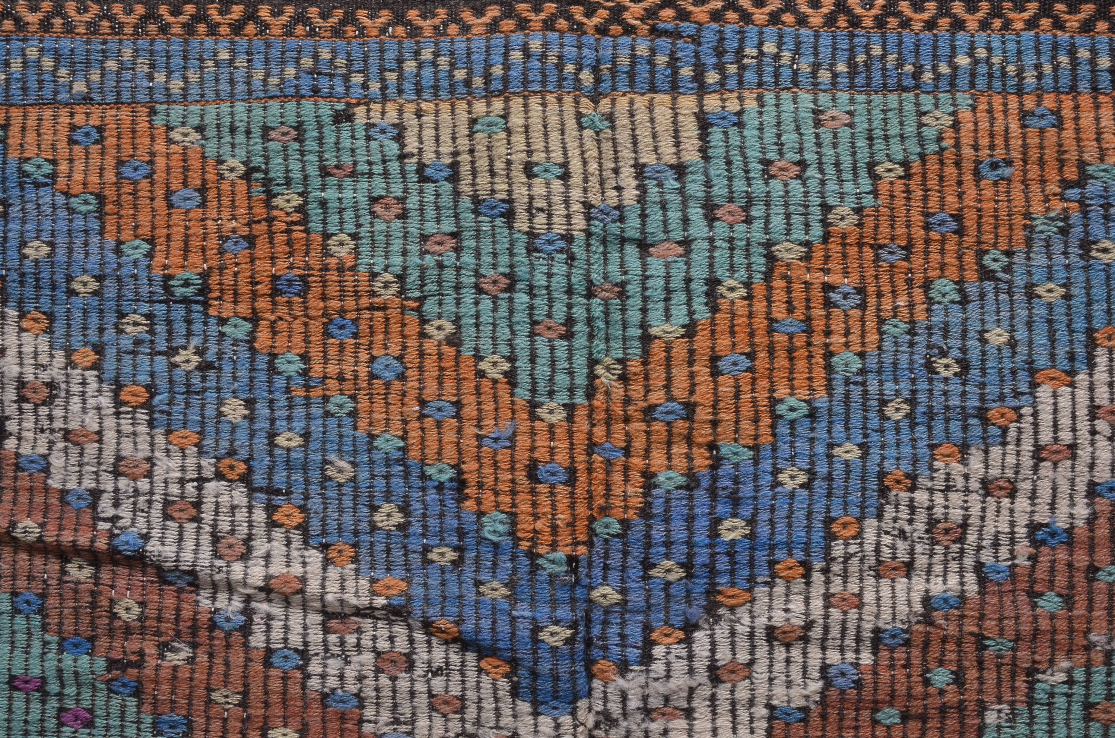 Oversize Handwoven Oushak Kilim Rug sku1897