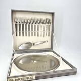 Vintage Carl Auböck Morinox Dessert Set cutlery, Tableware, Italy, 1950s