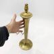 Lampe de table en laiton style Art Nouveau années 1970 Glamour Chic Jugendstil Light
