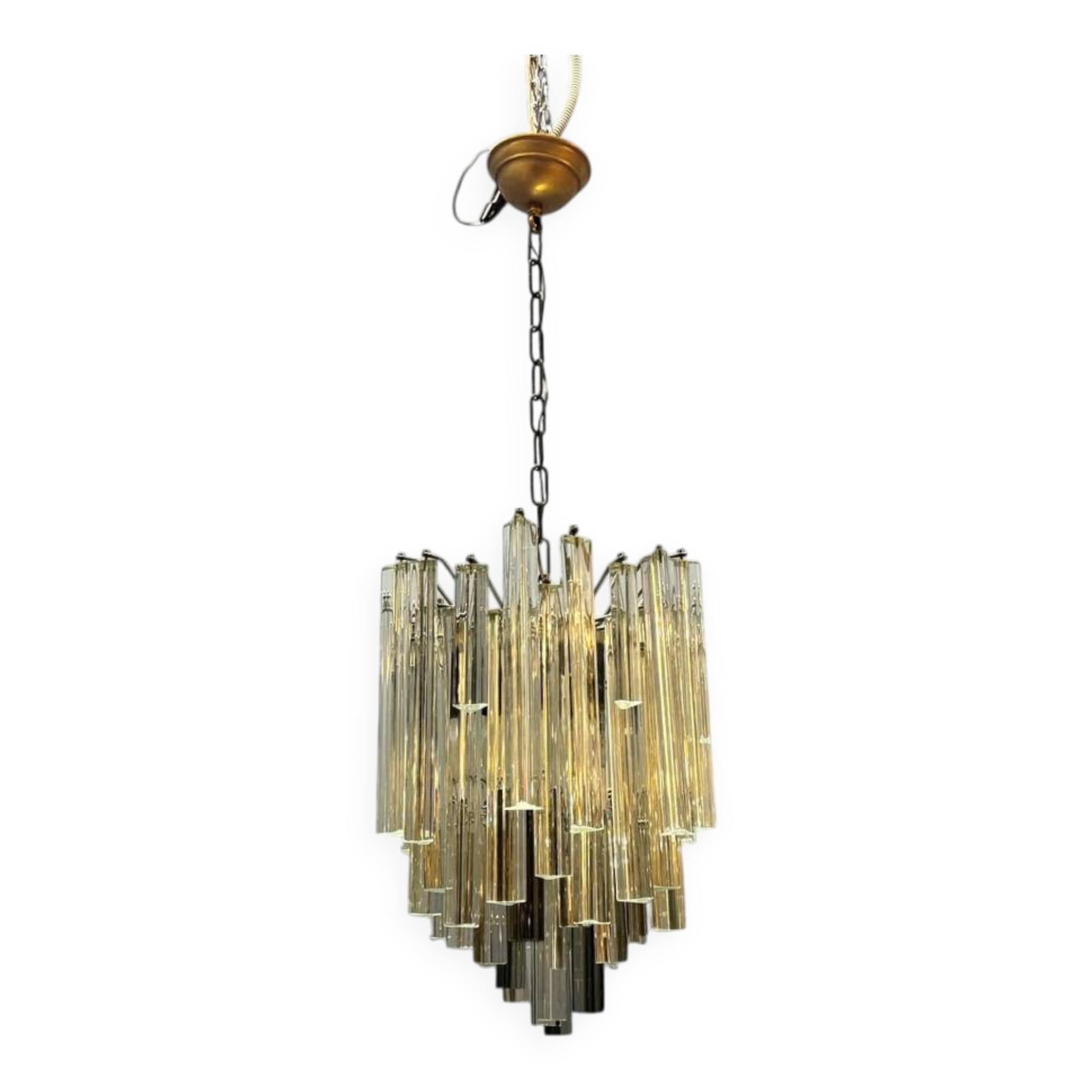 Lustre Trilobi de Murano, années 1970