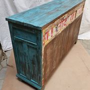 Old merchant's counter in Burmese teak.