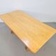 Vintage Danish Dining Room Trestle Table in Elm, 1960