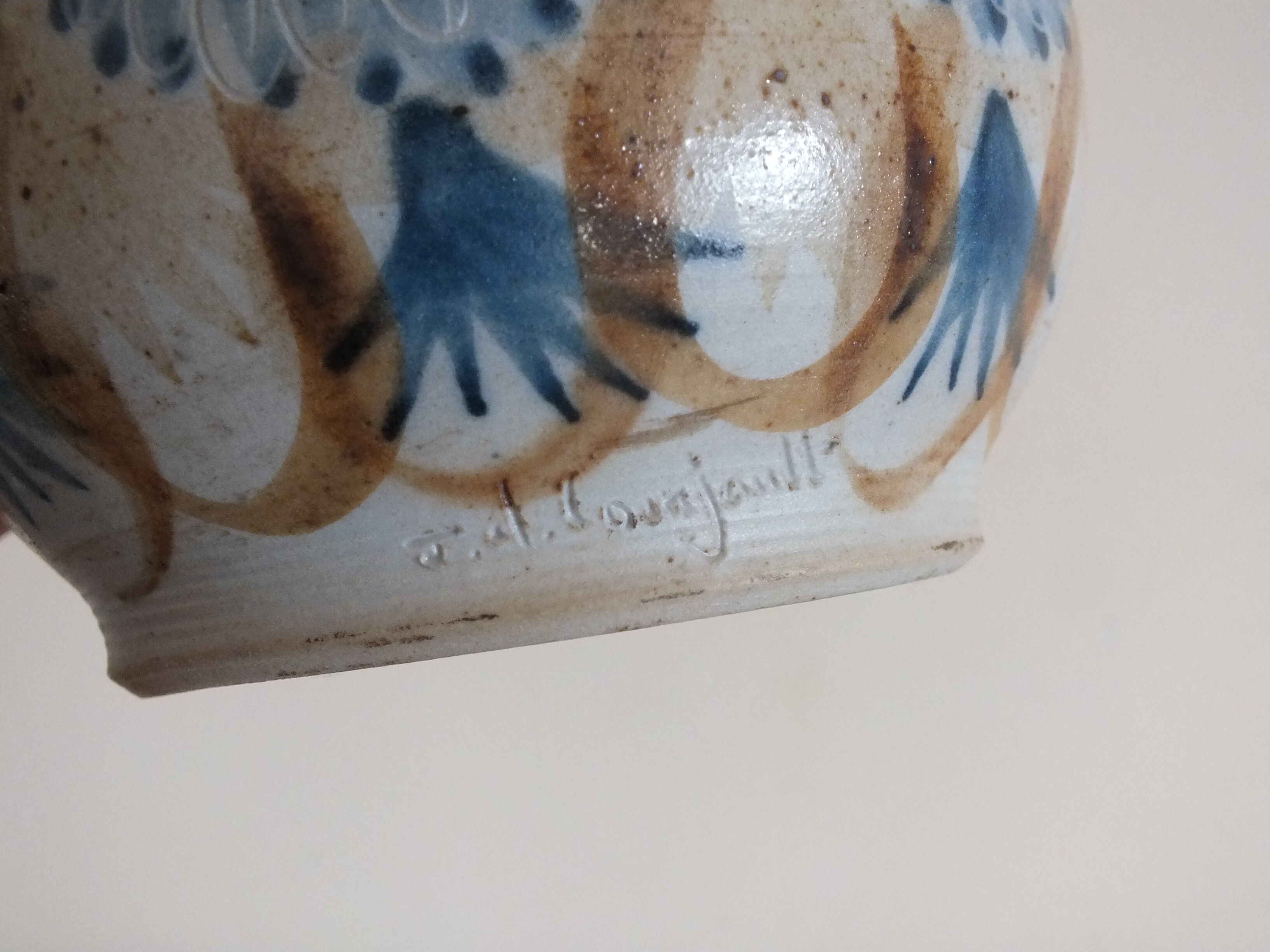 Ceramic vase J-C Courjault, The Cherry Orchard