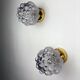 Pair of bubble glass sconces – Helena Tynell style, Germany, circa 1970s