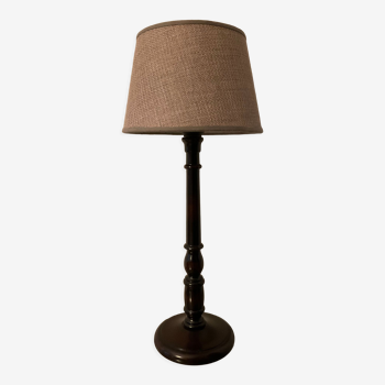 Lampe vintage en bois