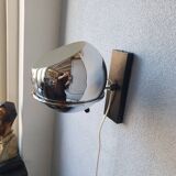 Vintage chrome wall applique 1970