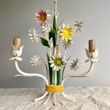 Daisy chandelier in sheet metal