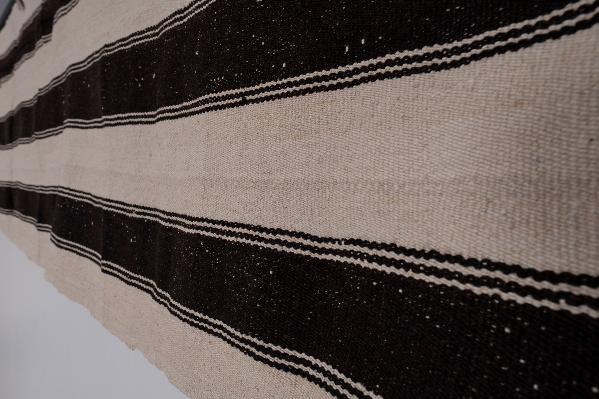 Vintage Striped Long Turkish Hemp Kilim Rug 68 x 464 cm