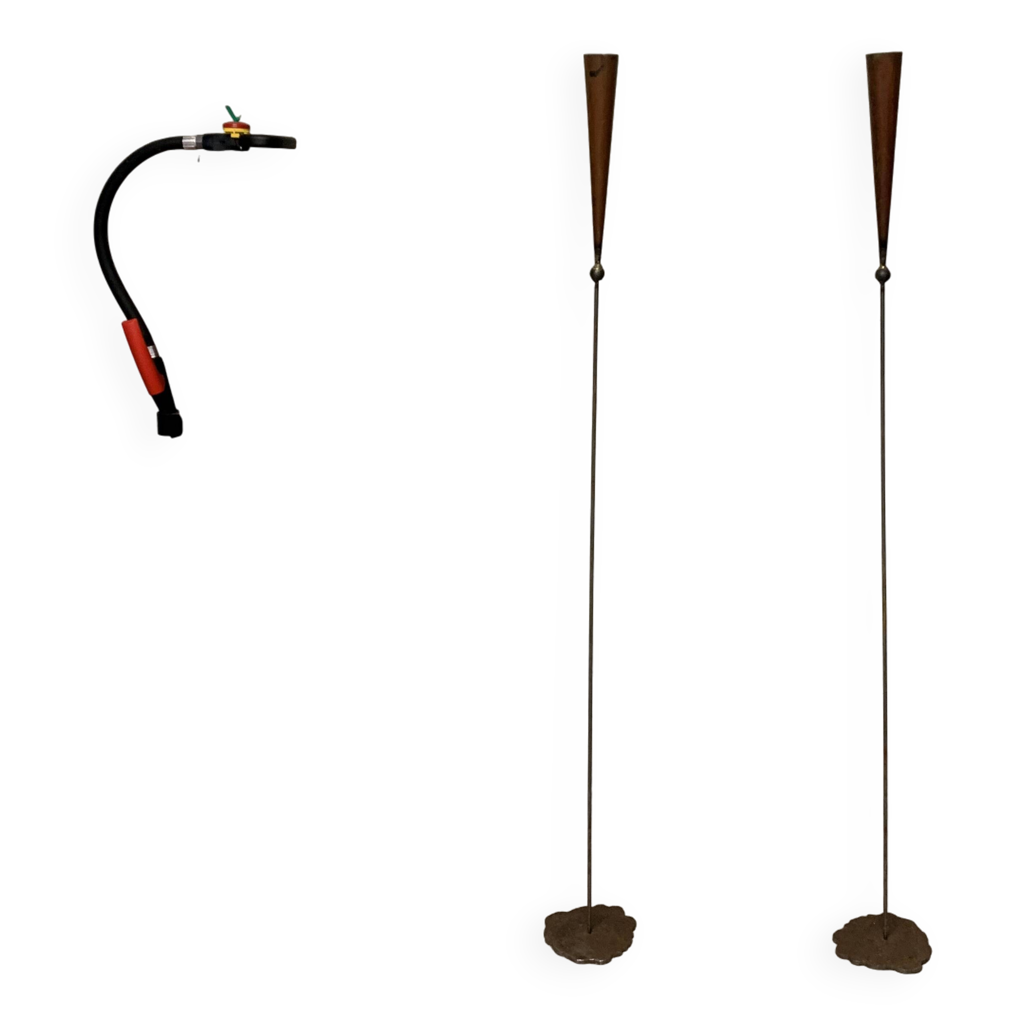 Pair of Scones Candle Holders by Pieter Spruyt, Holland