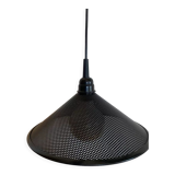 Black perforated metal suspension