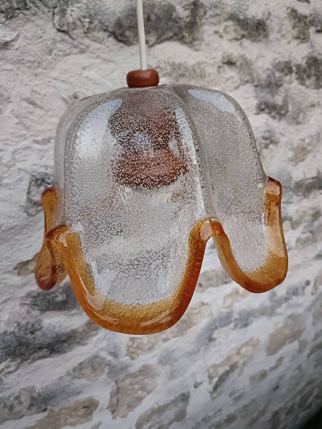 Suspension verre soufflé de Murano, 50'