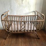 Child bed in rotin and bamboo
