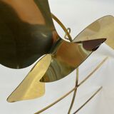 Vintage curtis jere modern brass wall sculpture