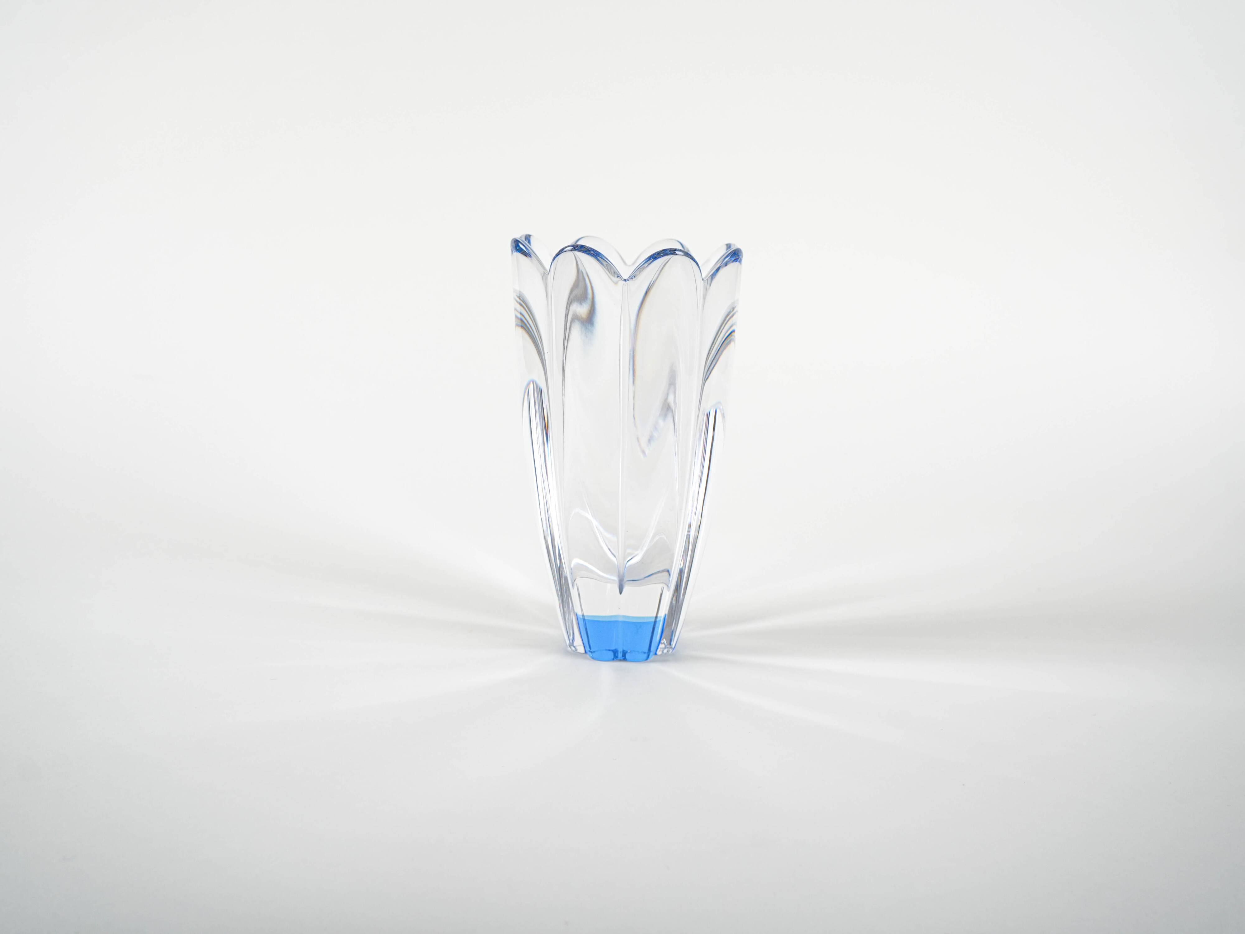Mayflower glass vase, Swedish design, 1960s, designer: Jan Johansson, manuf