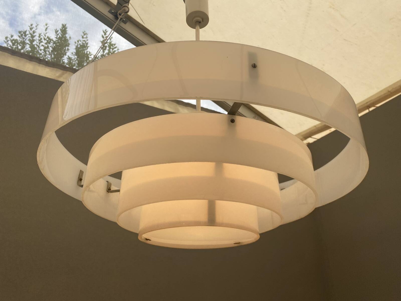 Vintage wasp nest shaped pendant, Czechoslovakia 1970´s