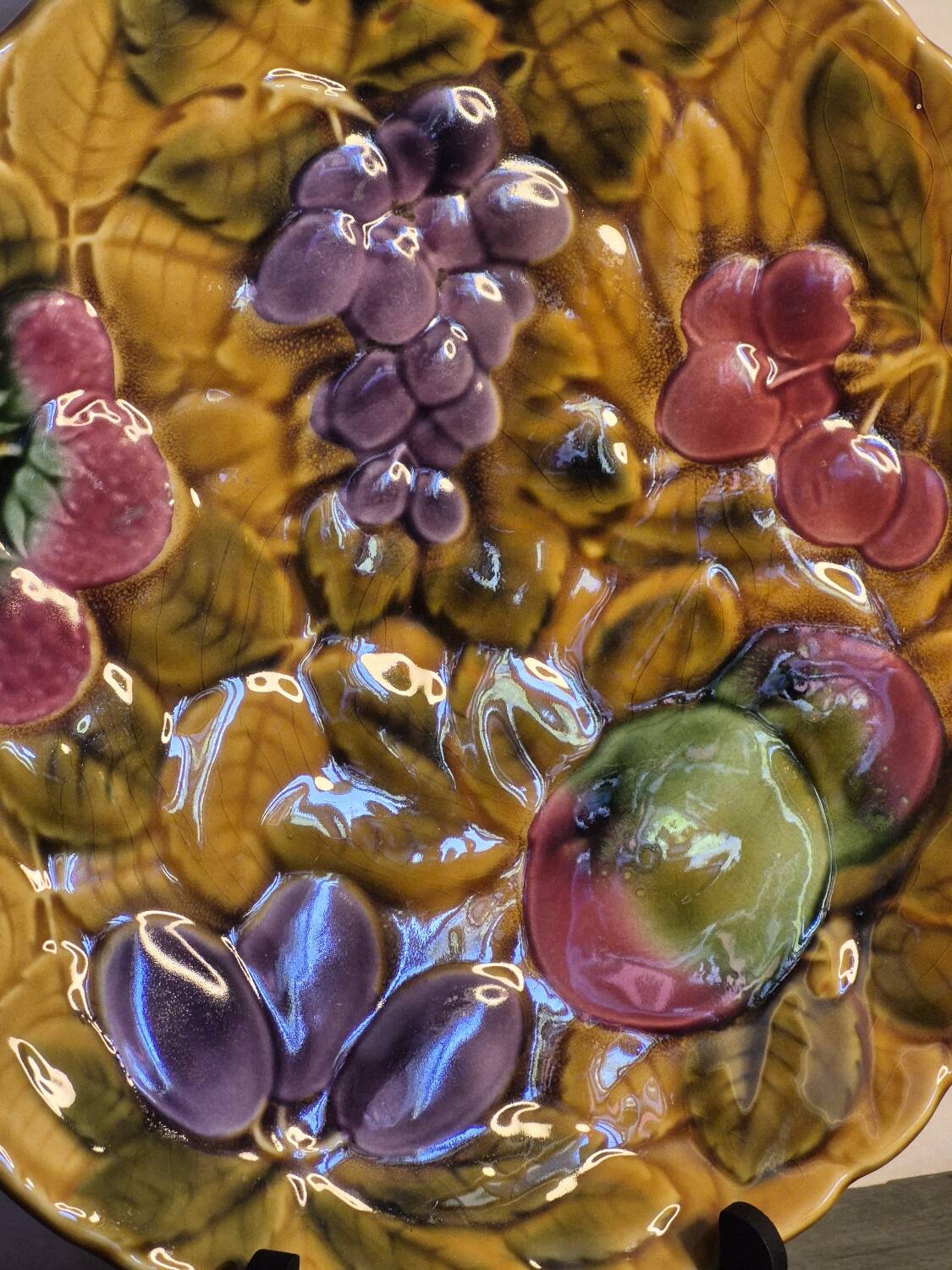 Sarreguemine slip dish