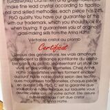 Paire de bougeoirs cristal