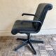 Richard Sapper vintage 90 black leather Knoll desk