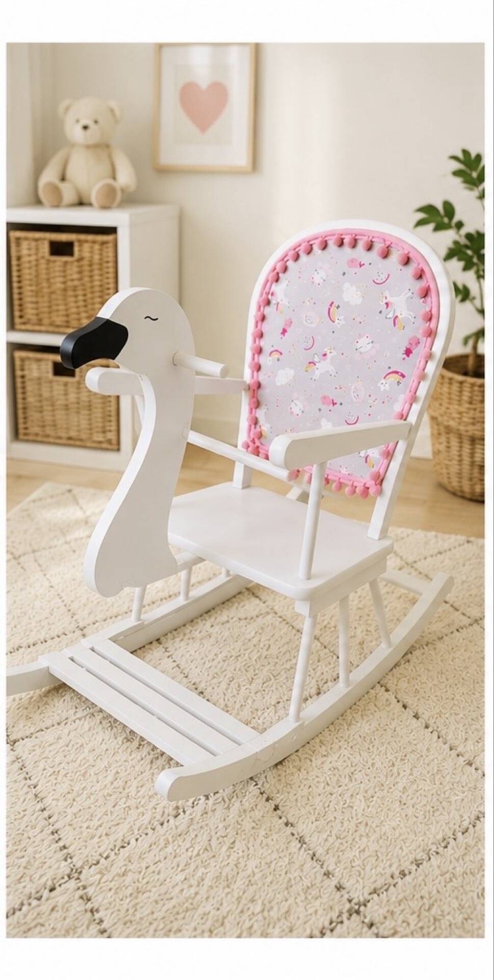 Chaise à bascule fille