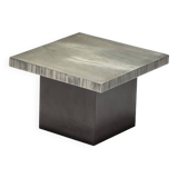 Table Basse Gravée en Aluminium par Marc D'haenens, Belgique, 1970s