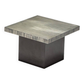 Aluminium Etched Coffee Table by Marc D’haenens, Belgium, 1970s