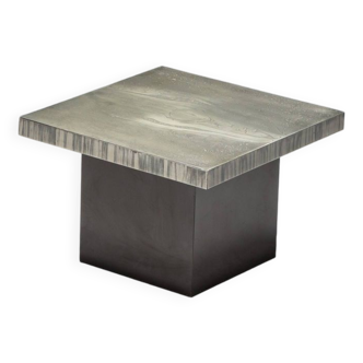 Aluminium Etched Coffee Table by Marc D’haenens, Belgium, 1970s