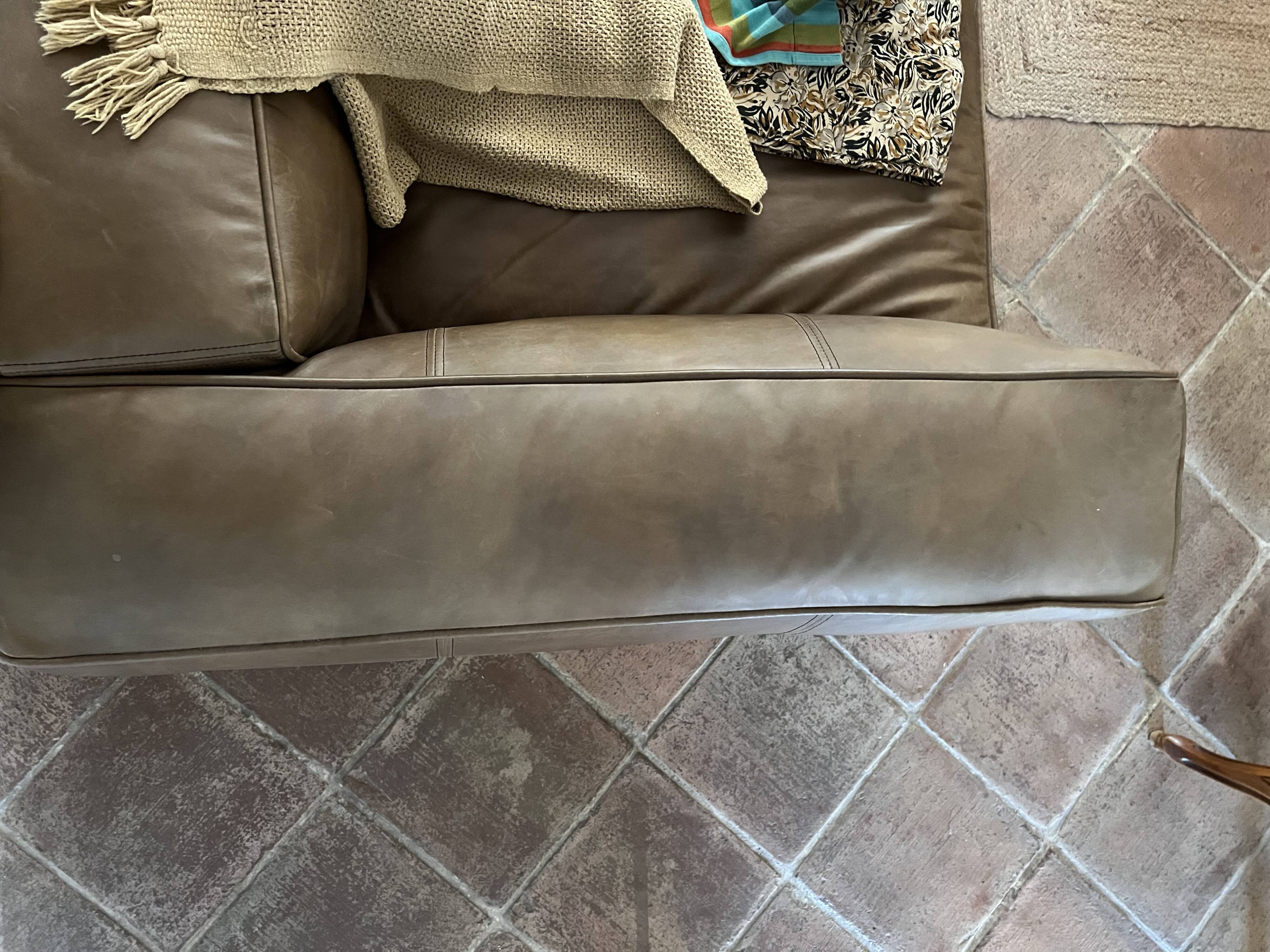 leather sofa