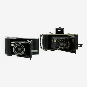 Set of 2 Agfa and Voigtlander bellows devices