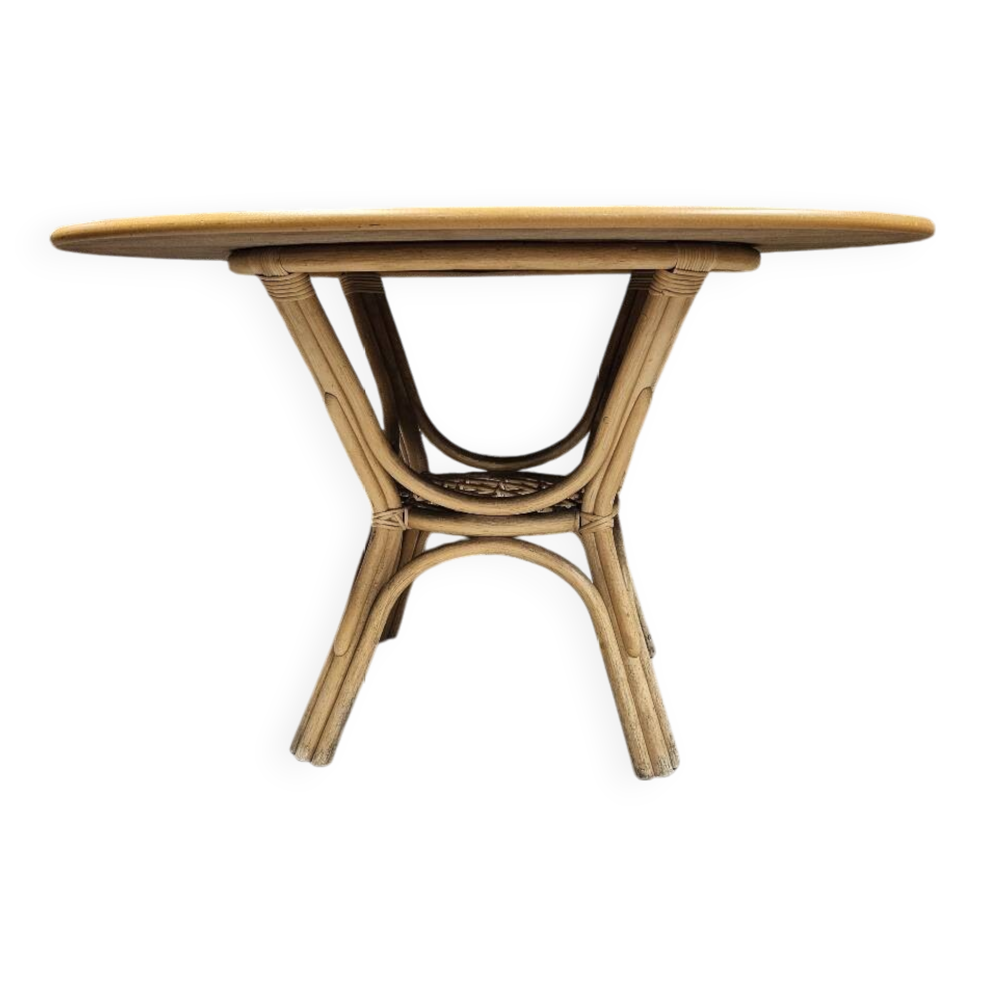 Vintage bamboo table 1980"