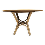 Vintage bamboo table 1980"