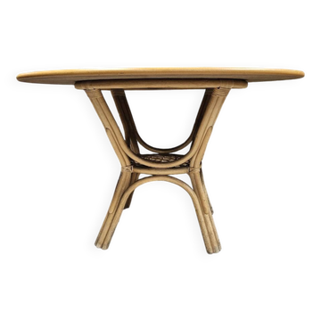 Table bambou vintage 1980"