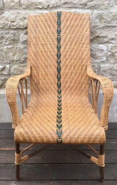Old rattan chair