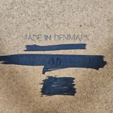 Table en teck avec céramiques, Danemark, années 1960.