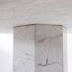 Round marble dining table, 1970 - Ø113cm