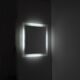 Vintage Square Glass Mirror, Italy 1970s.