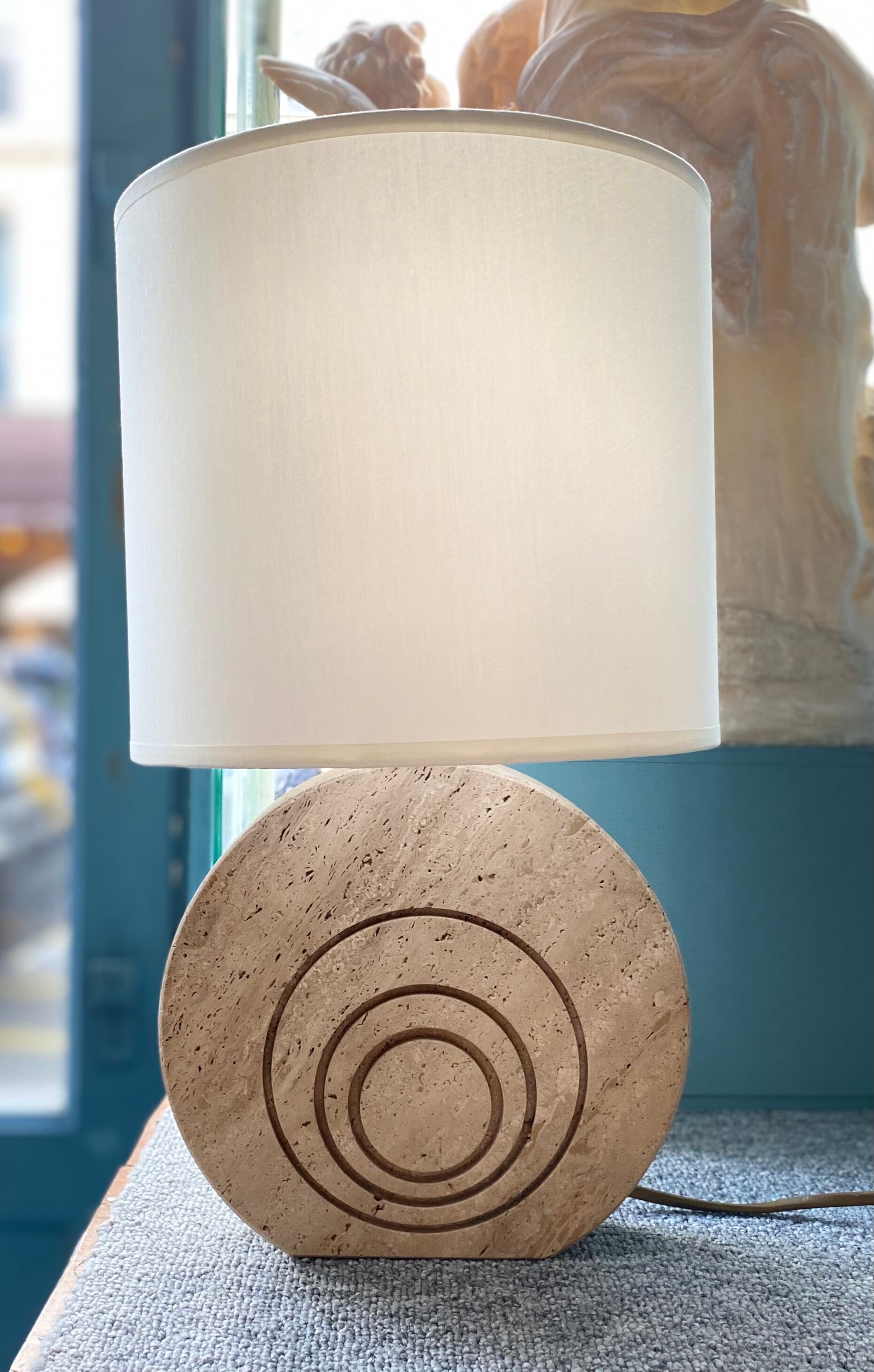 Travertine lamp Fratelli Mannelli