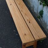 Natural pine bench 130 cm
