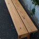 Natural pine bench 130 cm