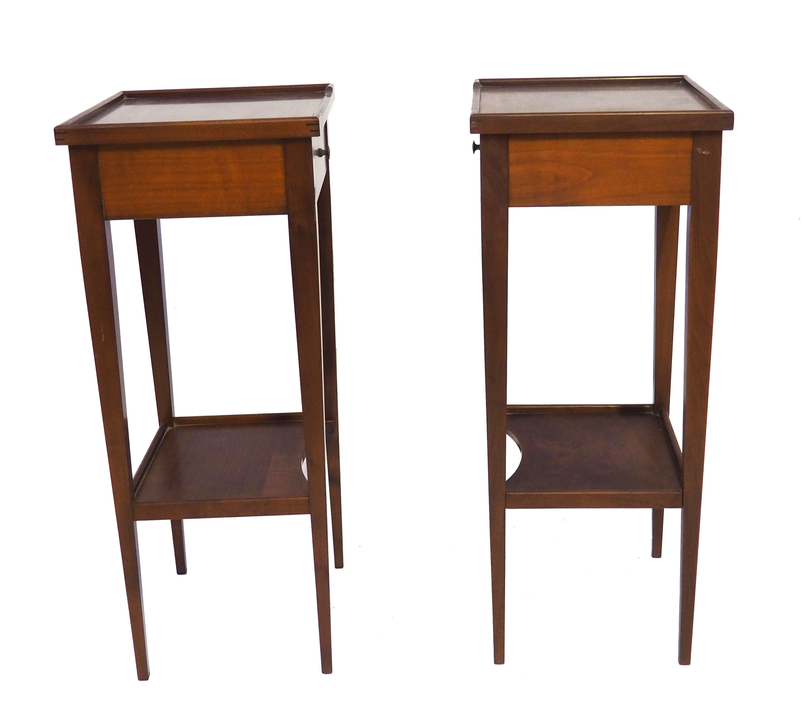 Pair of high bedsides