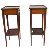 Pair of high bedsides