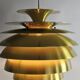 Lampe à échelle en laiton modèle Barcelone de Bent Karlby